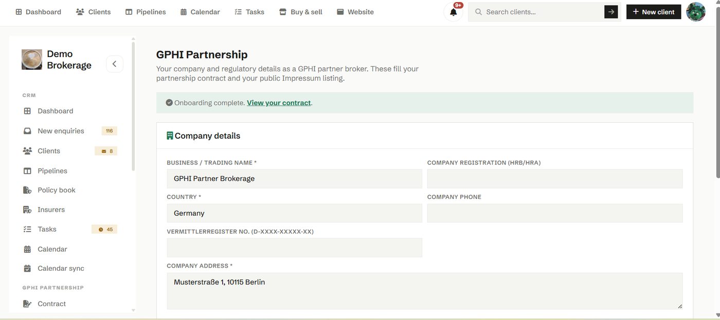 GPHI partnership in Phi CRM